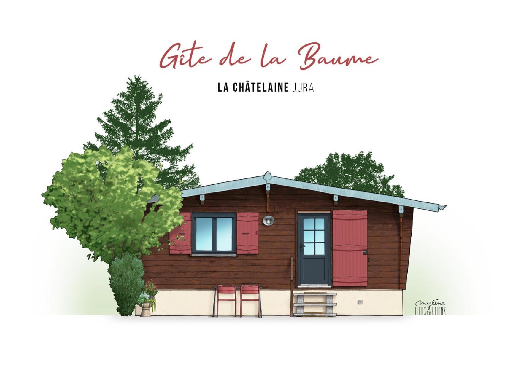 Chalet De La Baume La Chatelaine Екстер'єр фото